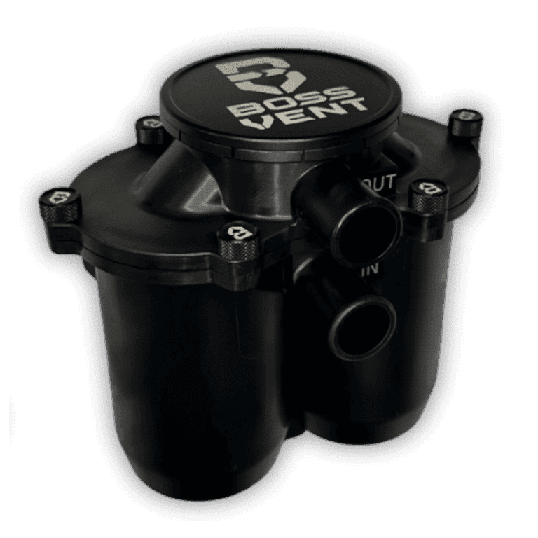 BOSSVENT XL Universal 12mm (1/2″) Oil Catch Can Kit
