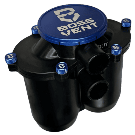 BOSSVENT XL Universal 12mm (1/2″) Oil Catch Can Kit