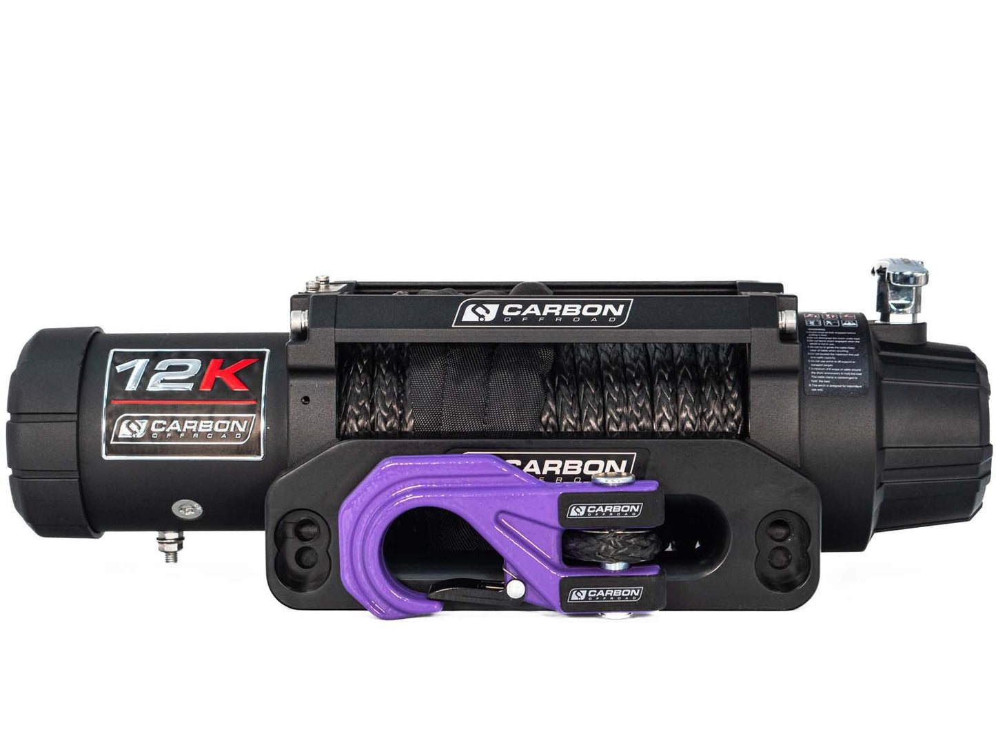 Carbon 12K - 12000lb Winch V3 - CW - 12KV3PUR 9