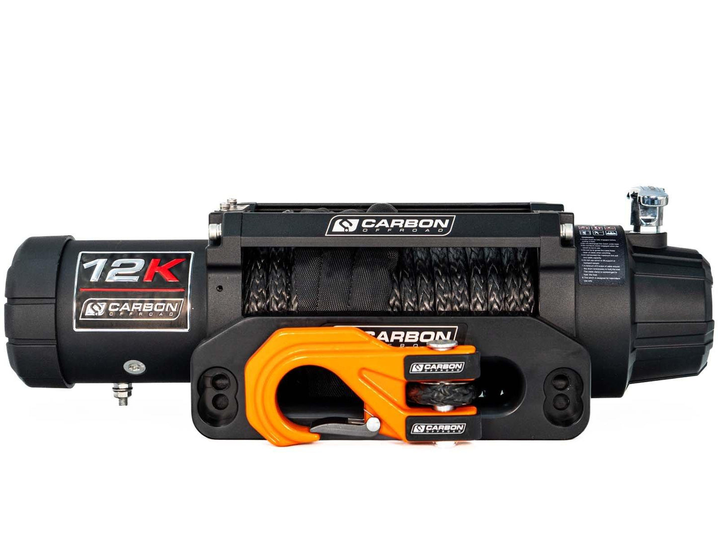 Carbon 12K - 12000lb Winch V3 - CW - 12KV3ORA 12