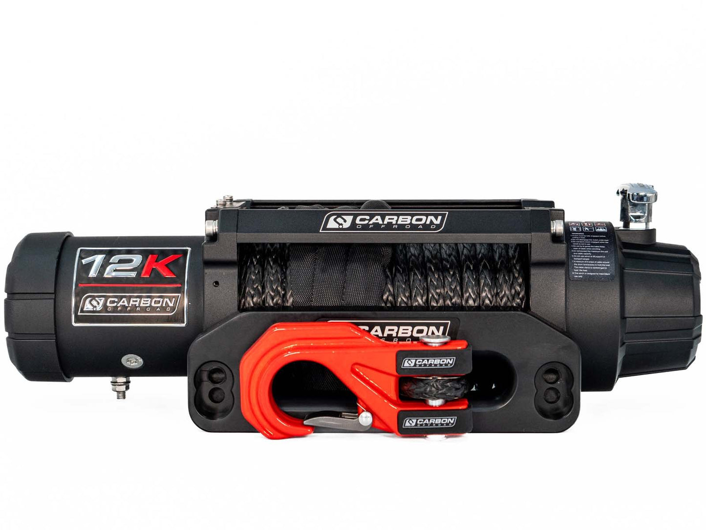 Carbon 12K - 12000lb Winch V3 - CW - 12KV3RED 11