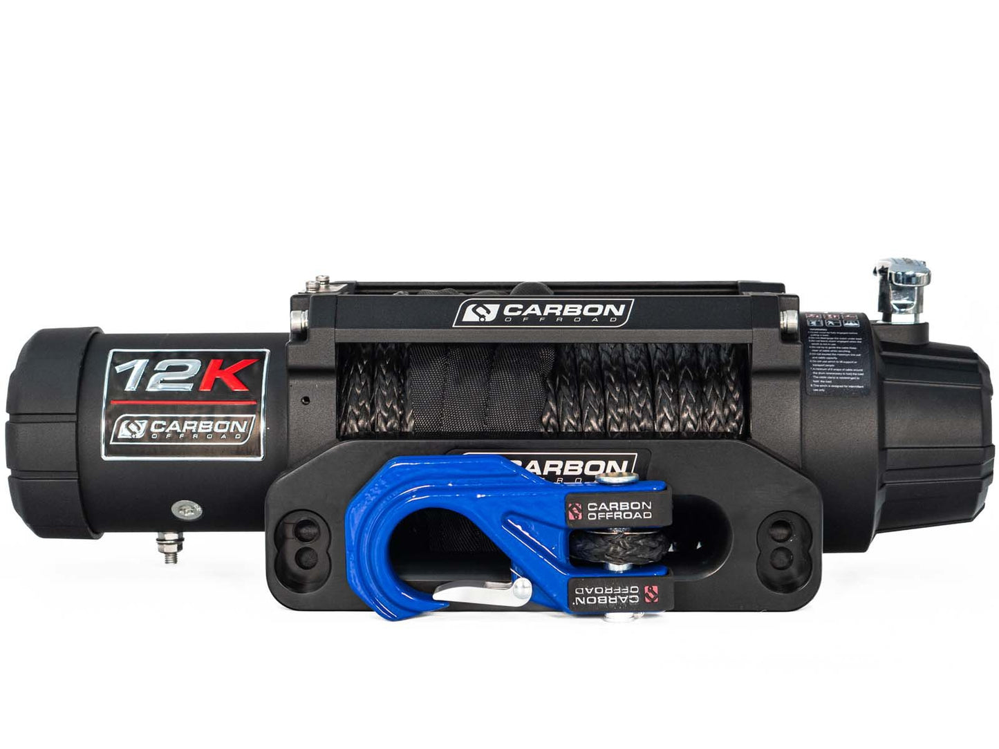 Carbon 12K - 12000lb Winch V3 - CW - 12KV3BLU 14