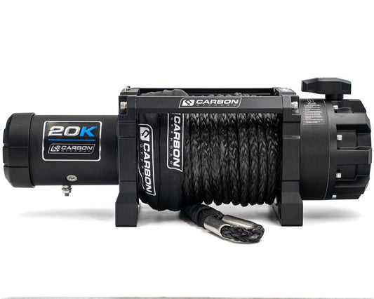 Carbon Scout Pro - 20000lb Extreme Duty Truck Winch - CW - XD20BLK 2