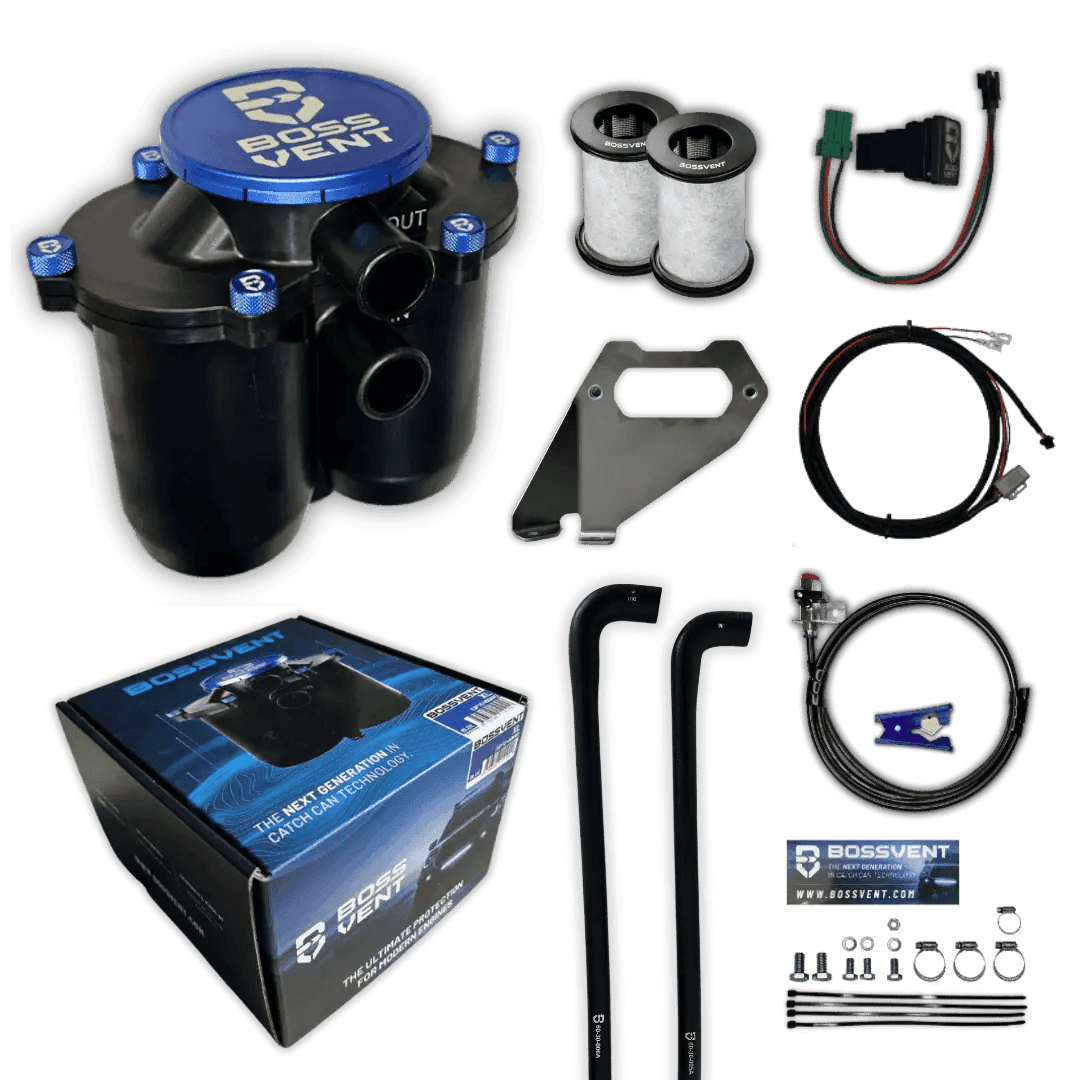 BossVent Mitsubishi Pajero Sport QE (2016-2023 2.4L Turbo Diesel) Oil Catch Can Kit