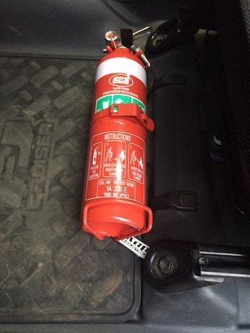 Toyota FJ Cruiser Fire Extinguisher Bracket