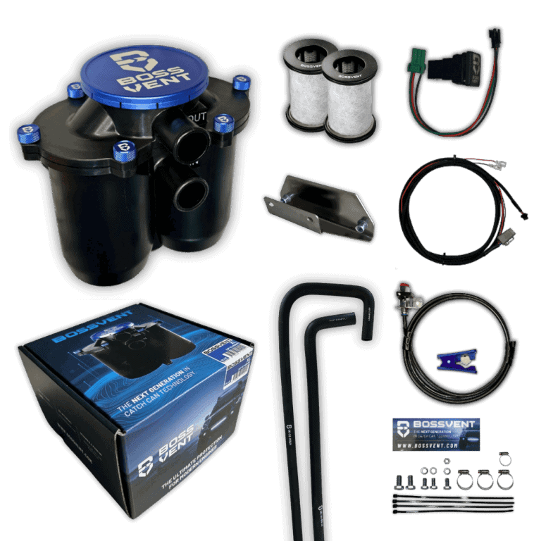 BossVent Mazda BT-50 (2020-on 3.0L Turbo Diesel) Oil Catch Can Kit - Revolve4x4