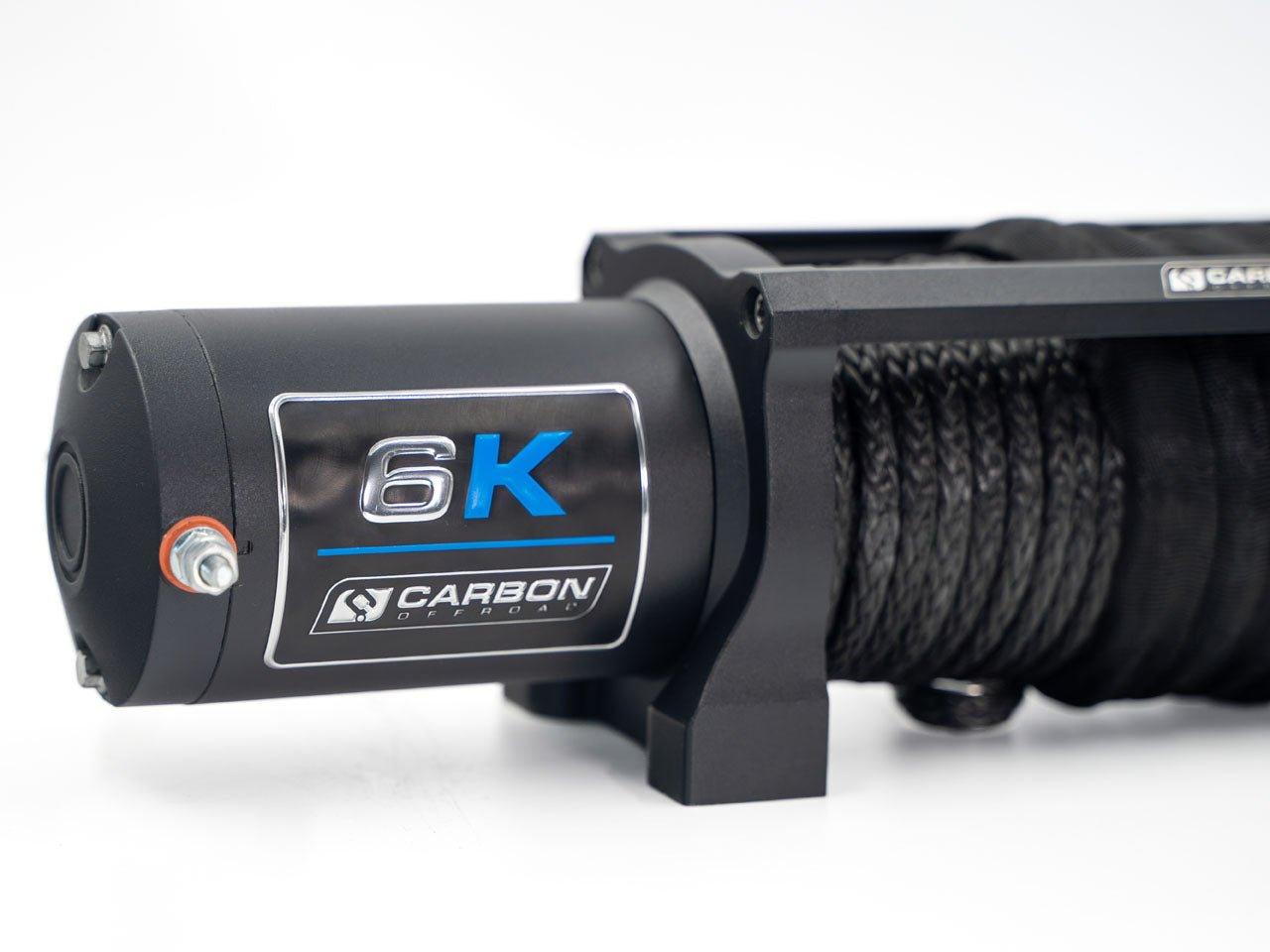 Carbon Offroad Long Drum 6000lb ATV/Small 4X4 Winch - CW - XD6L 8