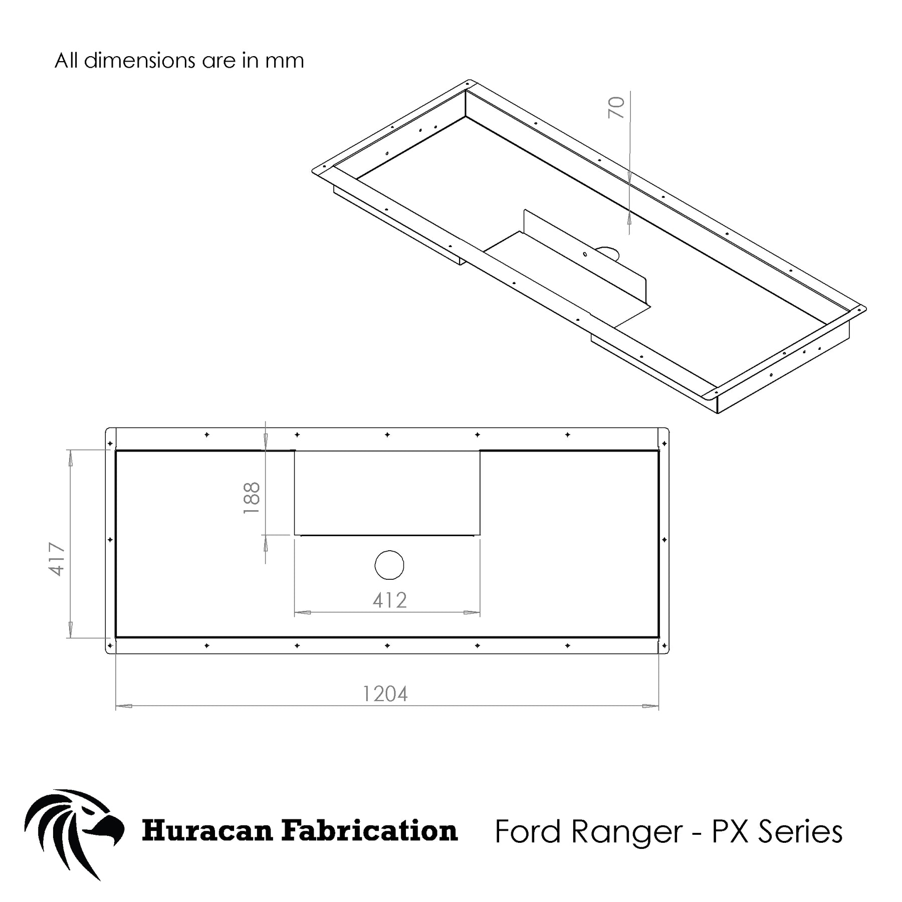 PX Ranger Tailgate Storage 2012-2022 - Revolve4x4