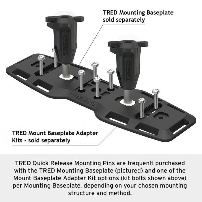 TRED 113mm Quick Release Mounting Pins