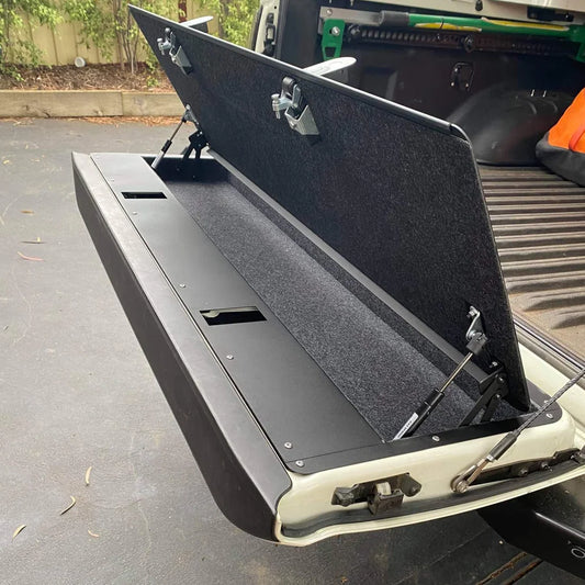 D23 NP300 Navara Tailgate Storage 2014+