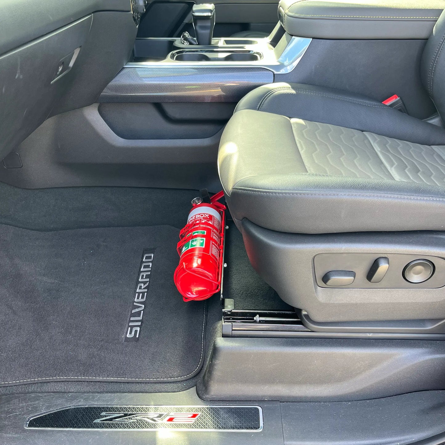 CHEVROLET SILVERADO 2500 4TH GEN 2019+ FIRE EXTINGUISHER BRACKET