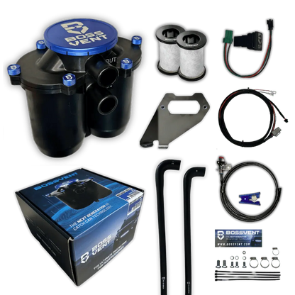 BossVent Mitsubishi Triton MQ, MR (2015-2023 2.4L Turbo Diesel) Oil Catch Can Kit