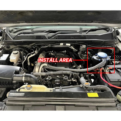 BOSSVENT Nissan Navara (2015-On NP300 D23 ST 2.3L) Oil Catch Can Kit