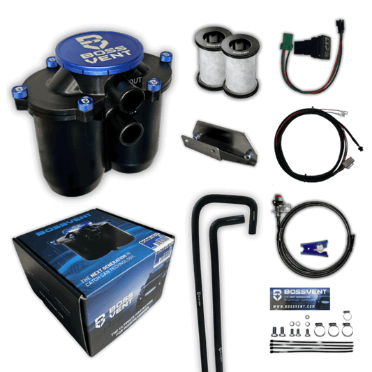 BossVent Mazda BT-50 (2020-on 3.0L Turbo Diesel) Oil Catch Can Kit - Revolve4x4